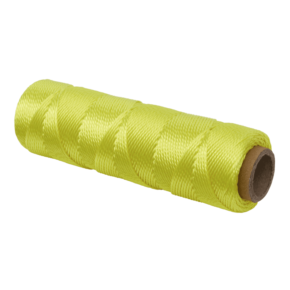 Braided Nylon Brick Line 76m - Yellow Model No- BLY1