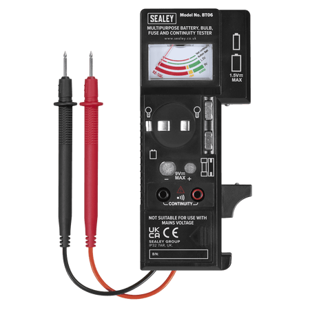 Multipurpose Battery, Bulb, Fuse & Continuity Tester Model No- BT06