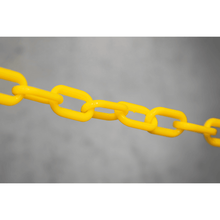 Plastic Chain 25m x 6mm - Black/Yellow Model No- BYC25M