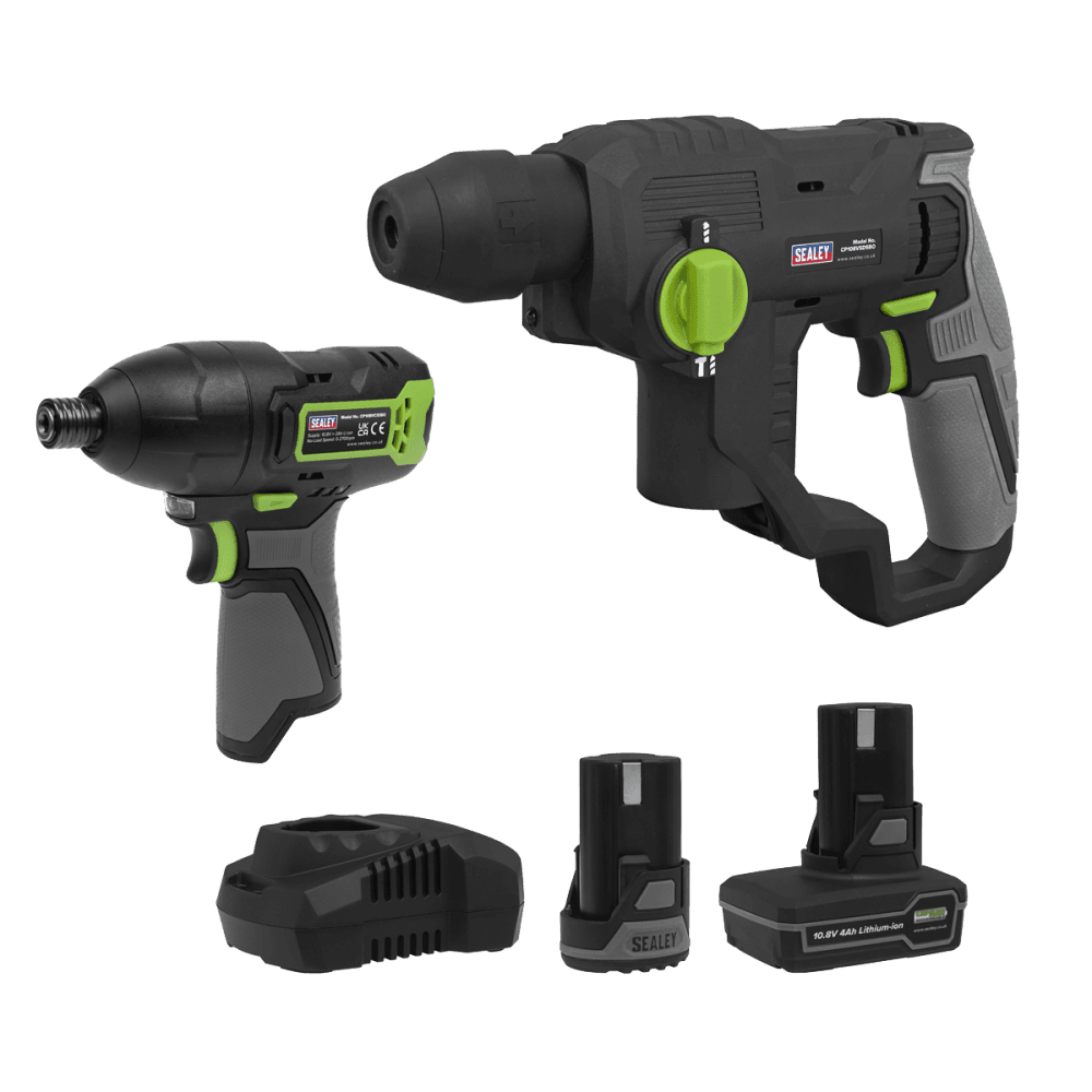 2 x SV10.8 Series Cordless Power Tool Kit 10.8V - 2 Batteries Model No- CP108VCOMBO4
