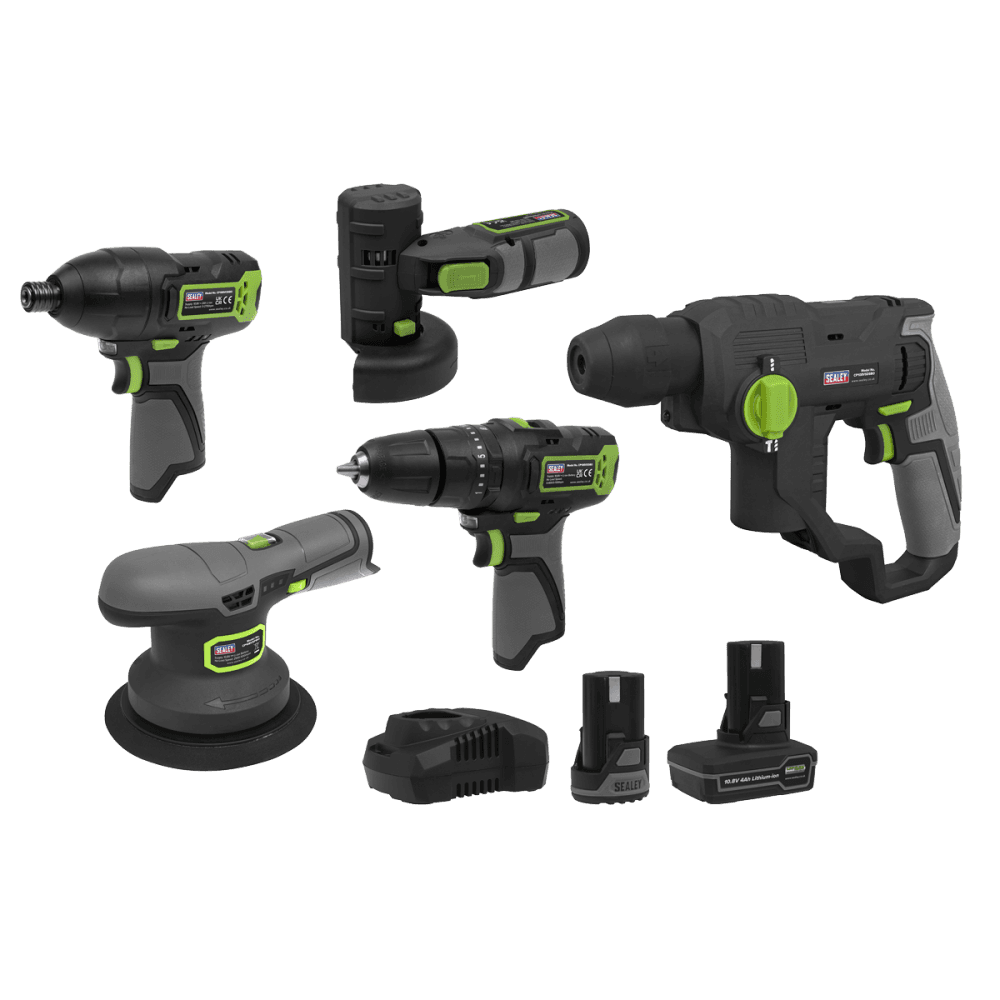 5 x SV10.8 Series Cordless Power Kit 10.8V - 2 Batteries Model No- CP108VCOMBO7