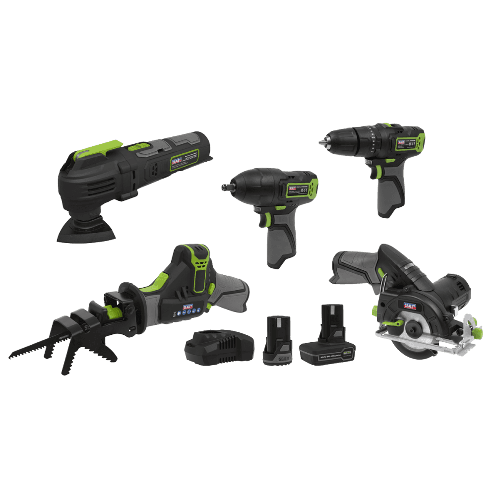 5 x SV10.8 Series Cordless Power Kit 10.8V - 2 Batteries Model No- CP108VCOMBO8