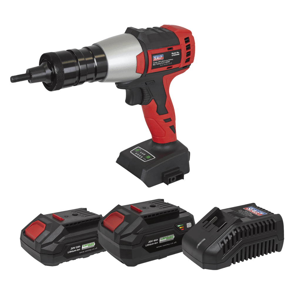 SV20 Series Brushless Cordless Nut Riveter 20V - 2 Batteries Model No- CP20VNRKIT
