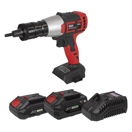 SV20 Series Brushless Cordless Nut Riveter 20V - 2 Batteries Model No- CP20VNRKIT