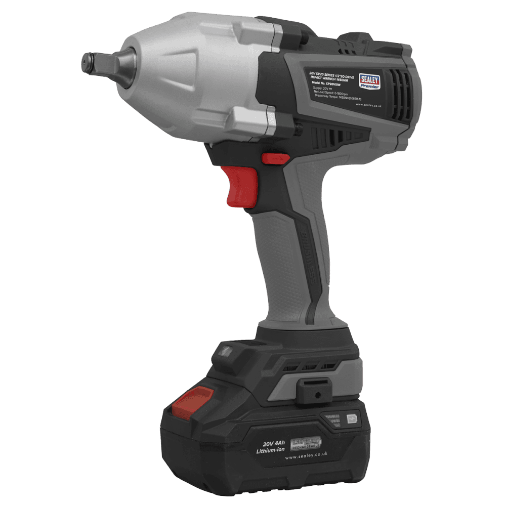 Premier SV20 Series 1/2"Sq Drive Brushless Cordless Impact Wrench 20V - Body Only Model No- CP20VXIW