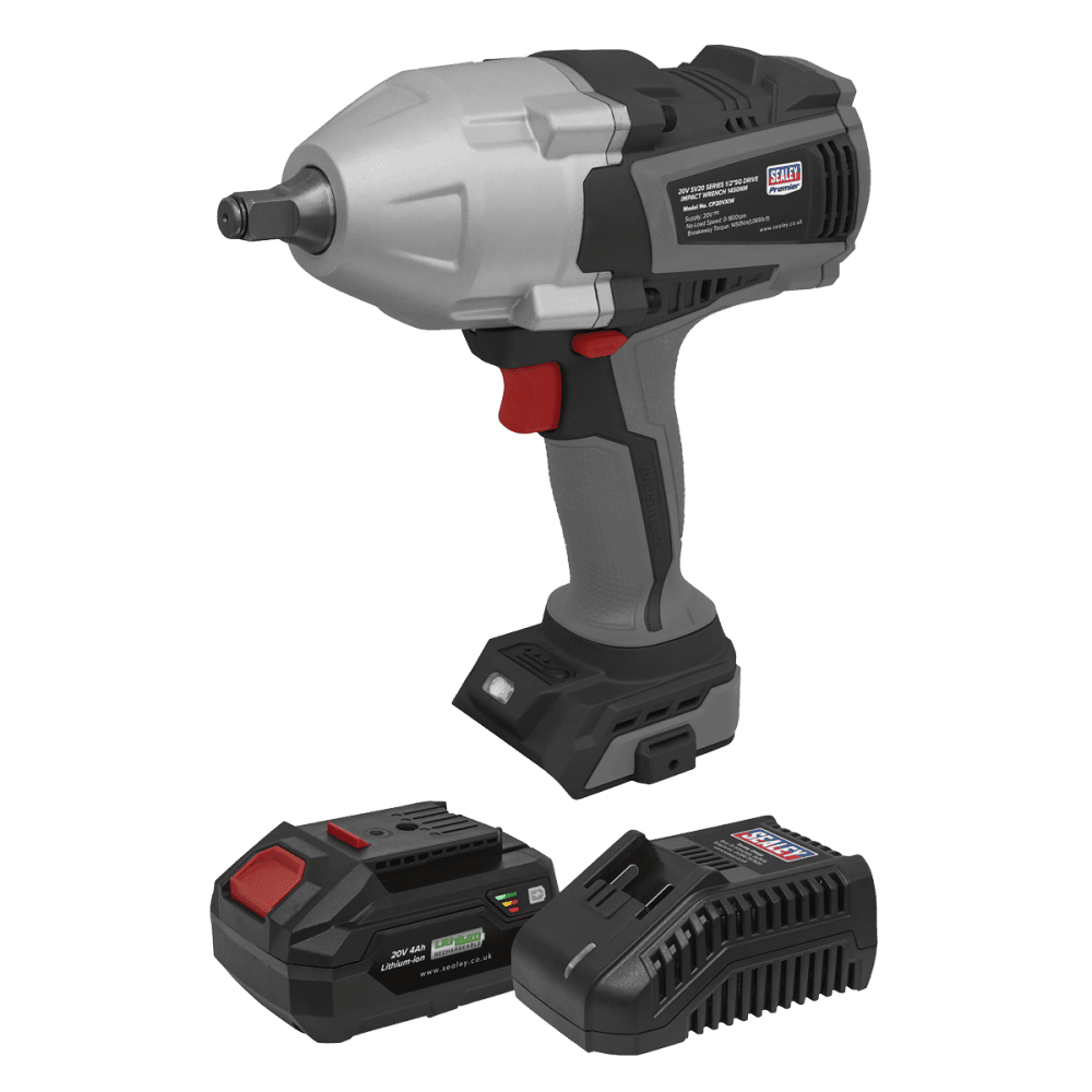 Premier SV20 Series Cordless Impact Wrench Kit 20V 4Ah Model No- CP20VXIWKIT
