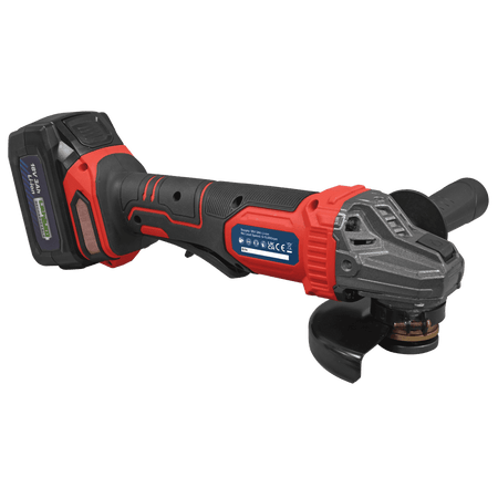 115mm Cordless Angle Grinder 18V 3Ah - Red Model No- CP401LI