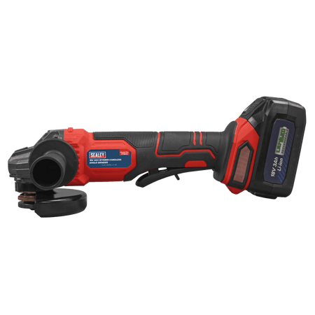 115mm Cordless Angle Grinder 18V 3Ah - Red Model No- CP401LI