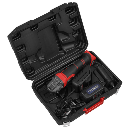 115mm Cordless Angle Grinder 18V 3Ah - Red Model No- CP401LI
