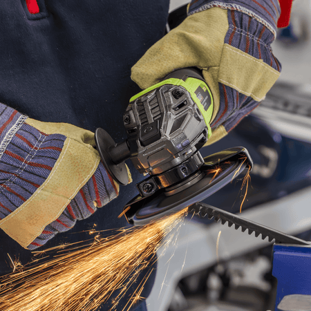 18V 3Ah 115mm Cordless Angle Grinder - Green Model No- CP401LIHV