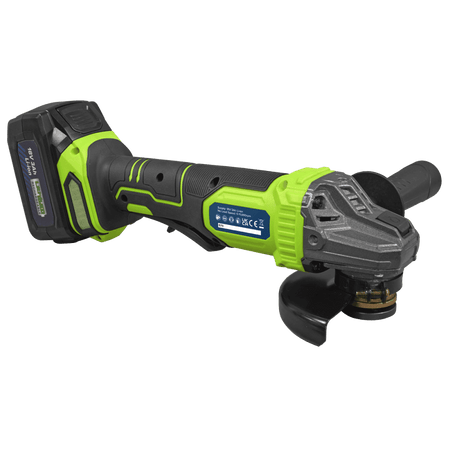18V 3Ah 115mm Cordless Angle Grinder - Green Model No- CP401LIHV
