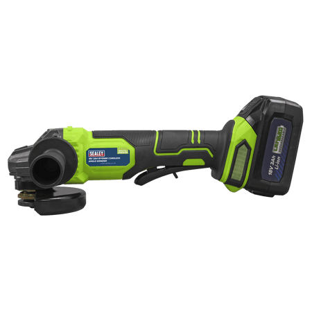 18V 3Ah 115mm Cordless Angle Grinder - Green Model No- CP401LIHV