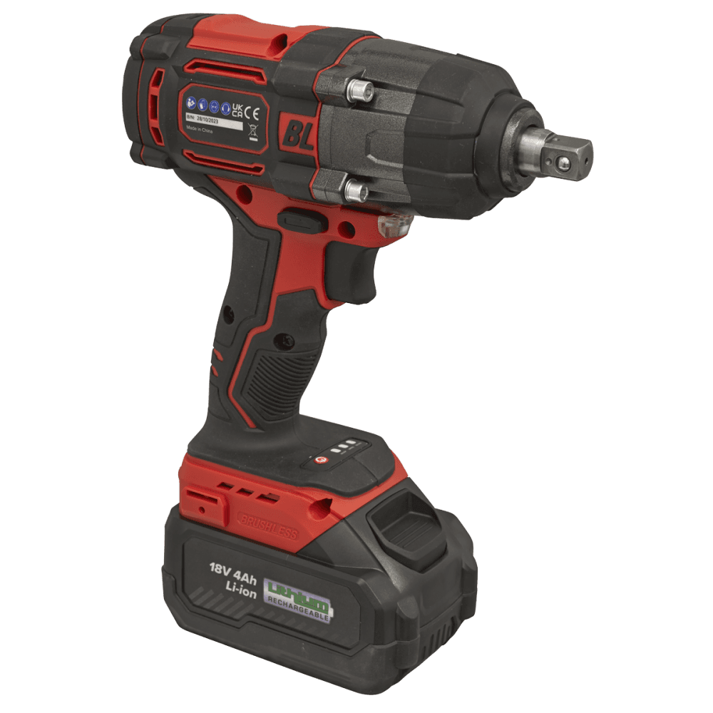 1/2"Sq Drive Cordless Brushless Impact Wrench 18V 4Ah Model No- CP650LI