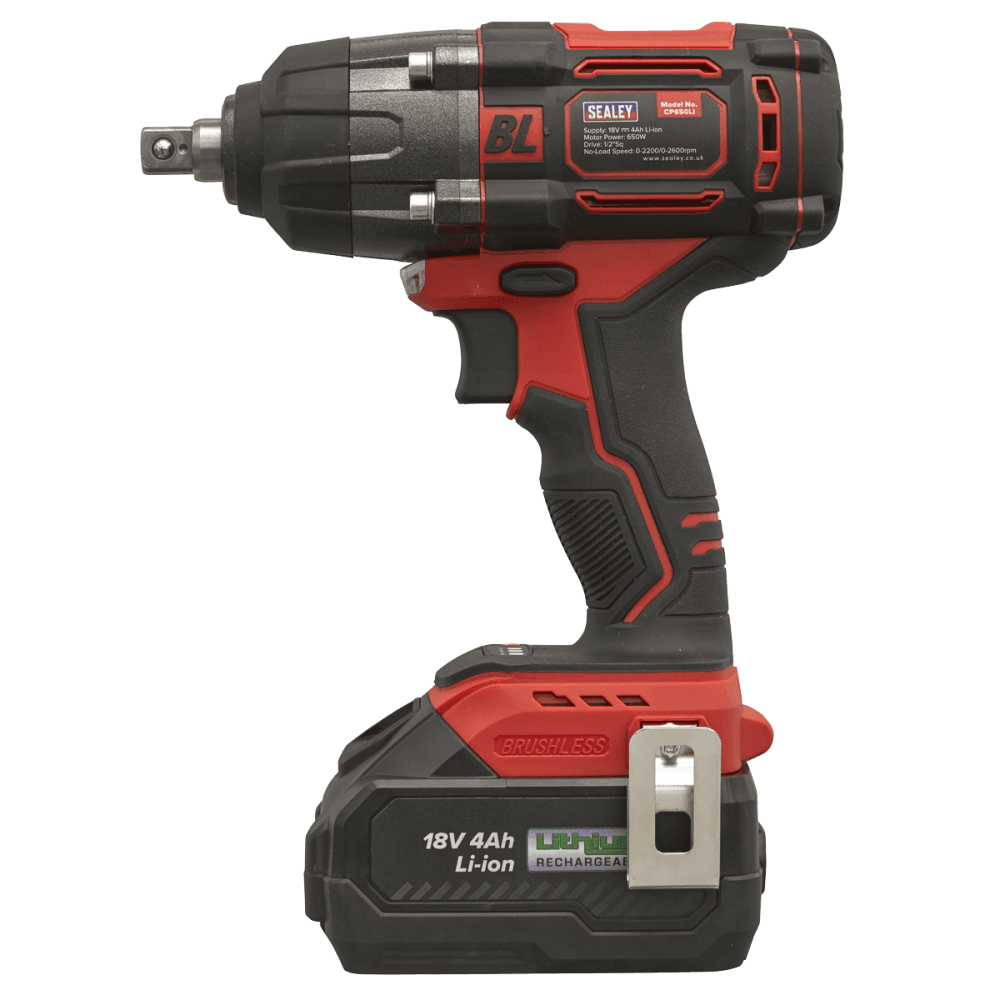1/2"Sq Drive Cordless Brushless Impact Wrench 18V 4Ah Model No- CP650LI
