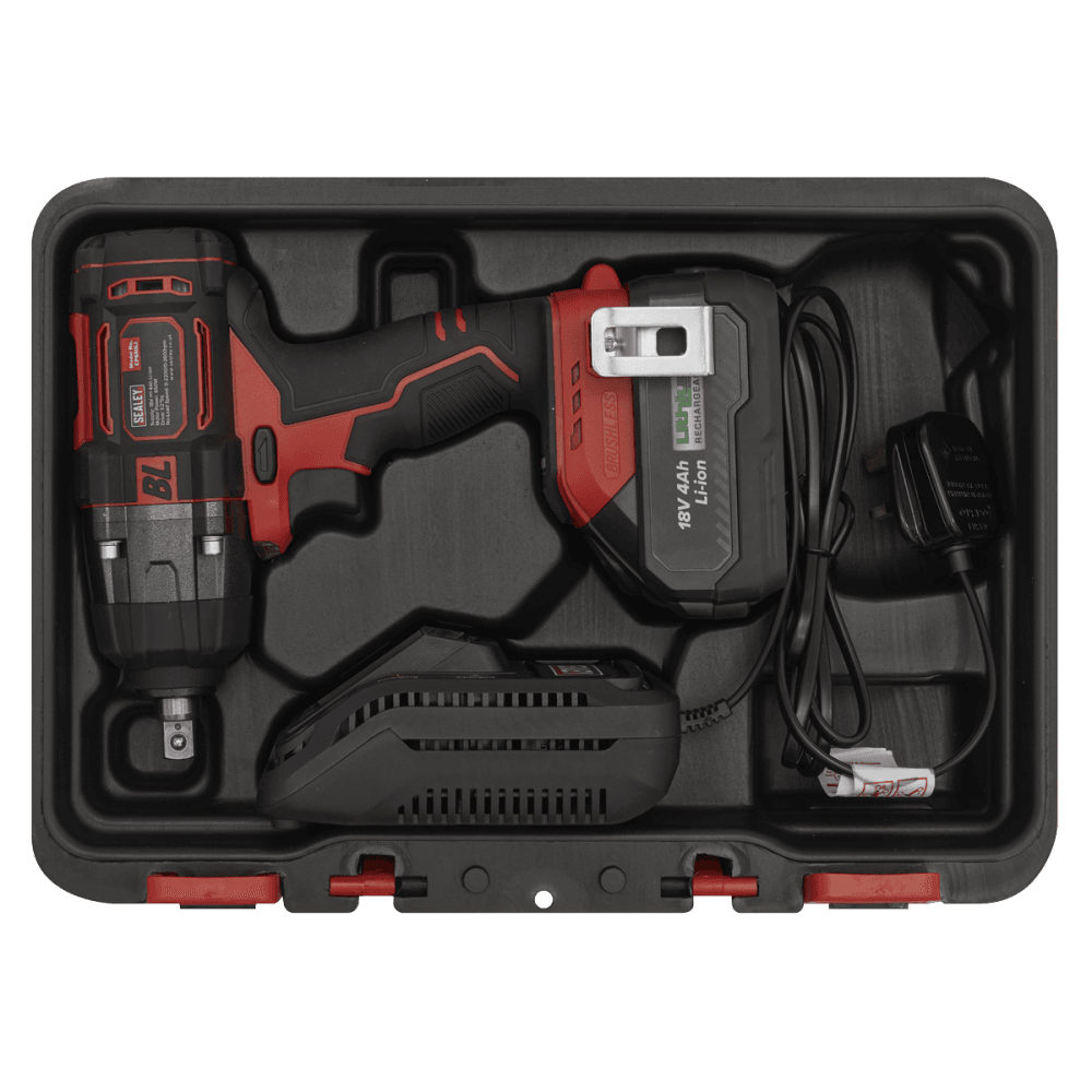1/2"Sq Drive Cordless Brushless Impact Wrench 18V 4Ah Model No- CP650LI