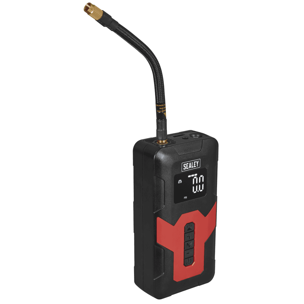 Rechargeable Tyre Inflator & Power Bank with Worklight 12V : Model No- CTI140