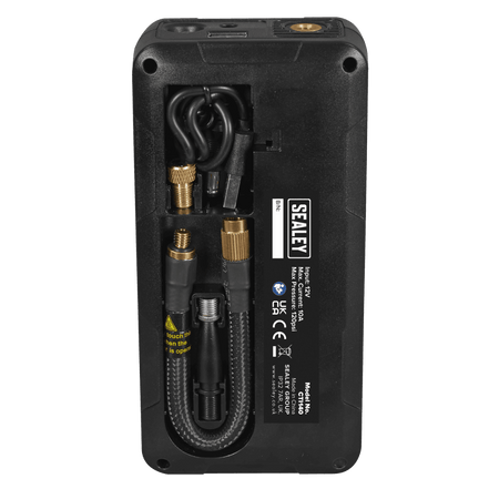 Rechargeable Tyre Inflator & Power Bank with Worklight 12V : Model No- CTI140