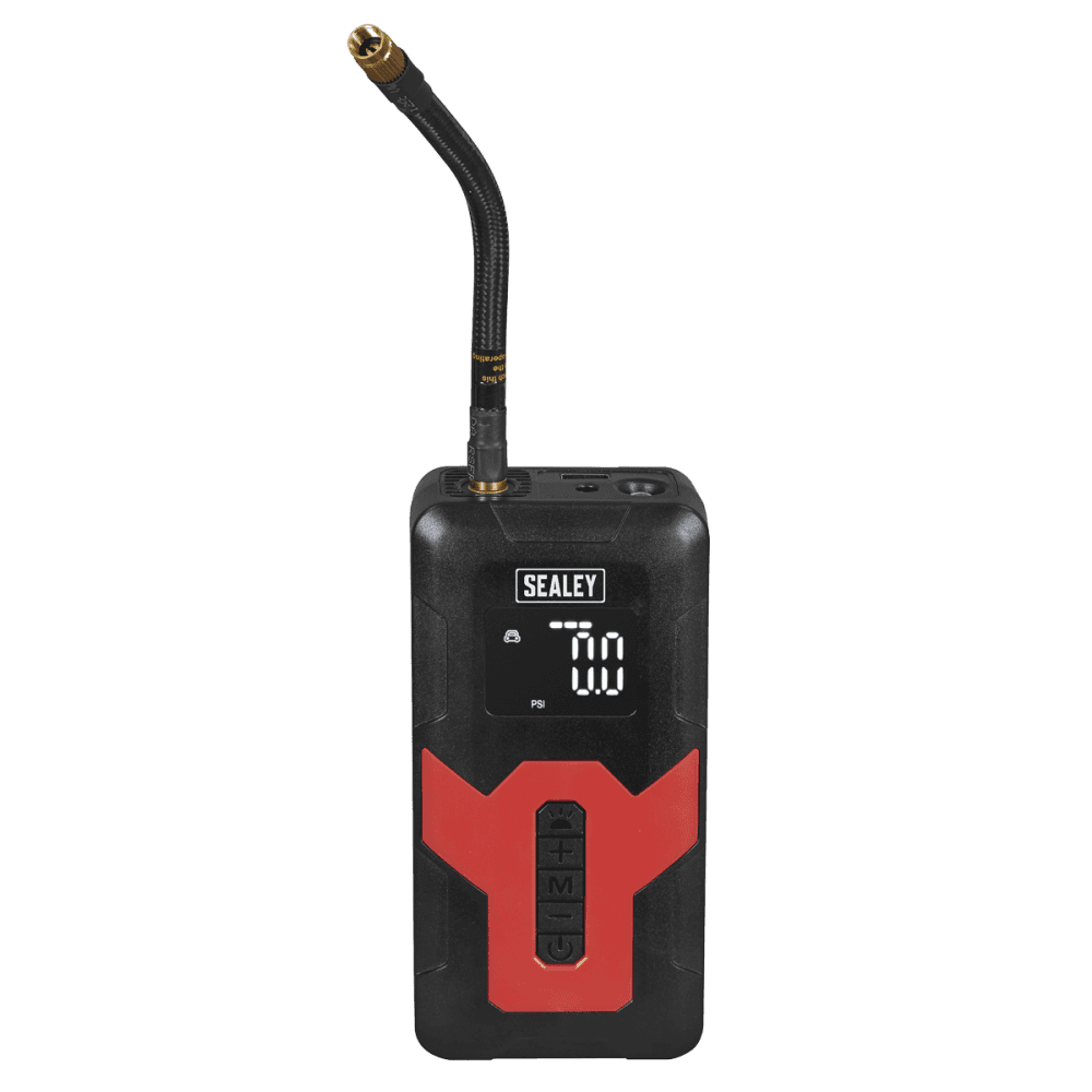 Rechargeable Tyre Inflator & Power Bank with Worklight 12V : Model No- CTI140
