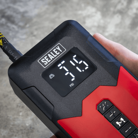 Rechargeable Tyre Inflator & Power Bank with Worklight 12V : Model No- CTI140