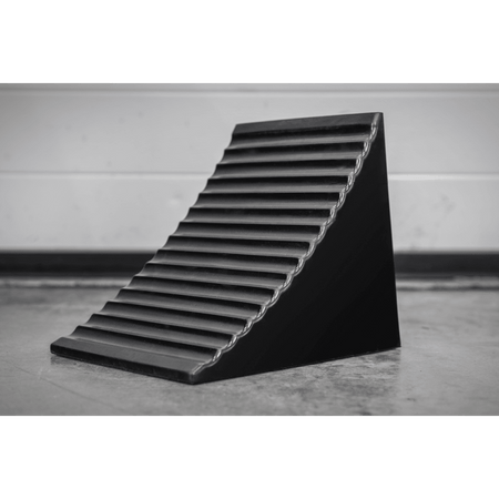 Heavy-Duty Rubber Wheel Chock - Single : Model No- CWC01