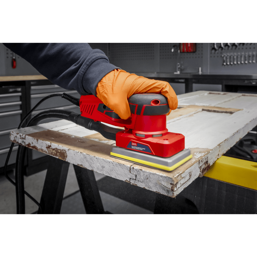 Variable Speed Brushless Dual Action Sander 80 x 133mm 350W Model No- DAS151PS