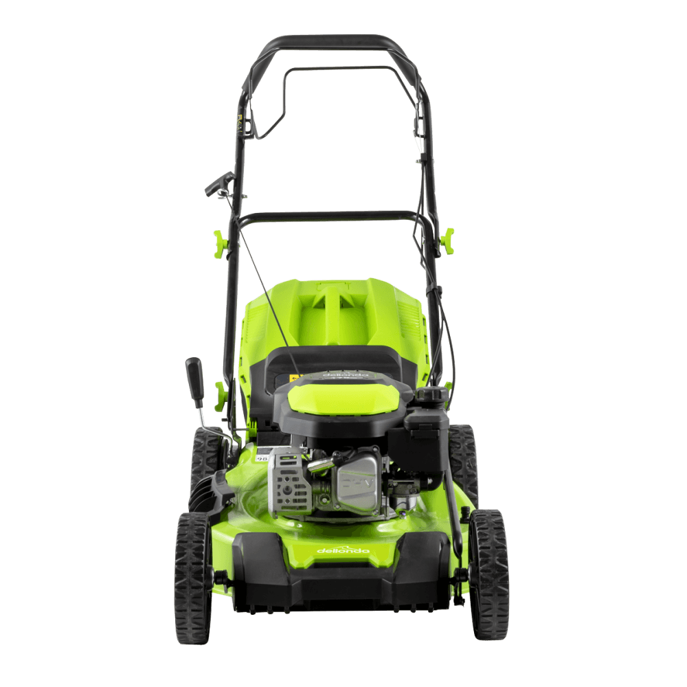 Dellonda Self-Propelled Petrol Lawnmower Grass Cutter with Height Adjustment & Grass Bag 170cc 20"/51cm 4-Stroke Engine Model No- DG102