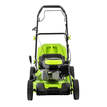 Dellonda Self-Propelled Petrol Lawnmower Grass Cutter with Height Adjustment & Grass Bag 170cc 20"/51cm 4-Stroke Engine Model No- DG102