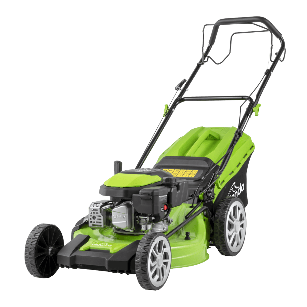 Dellonda Self-Propelled Petrol Lawnmower Grass Cutter with Height Adjustment & Grass Bag 170cc 20"/51cm 4-Stroke Engine Model No- DG102