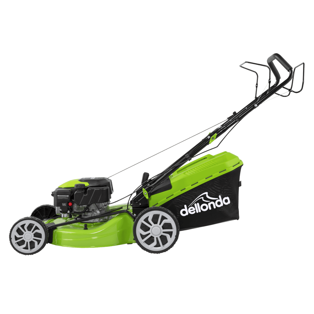 Dellonda Self-Propelled Petrol Lawnmower Grass Cutter with Height Adjustment & Grass Bag 170cc 20"/51cm 4-Stroke Engine Model No- DG102