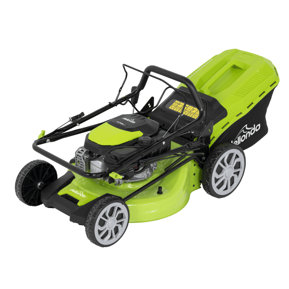 Dellonda Self-Propelled Petrol Lawnmower Grass Cutter with Height Adjustment & Grass Bag 170cc 20"/51cm 4-Stroke Engine Model No- DG102