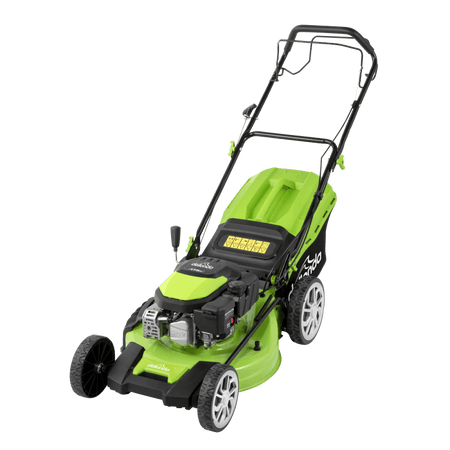 Dellonda Self-Propelled Petrol Lawnmower Grass Cutter with Height Adjustment & Grass Bag 170cc 20"/51cm 4-Stroke Engine Model No- DG102