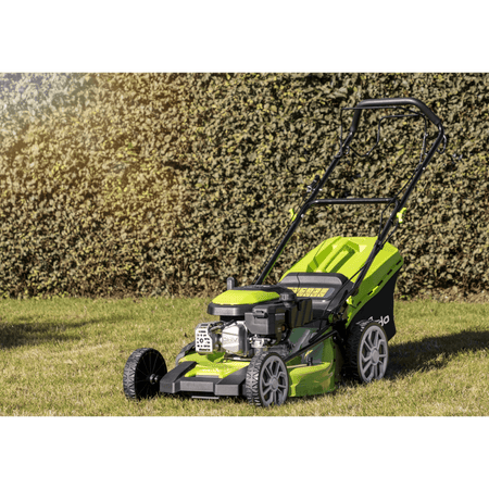 Dellonda Self-Propelled Petrol Lawnmower Grass Cutter with Height Adjustment & Grass Bag 170cc 20"/51cm 4-Stroke Engine Model No- DG102