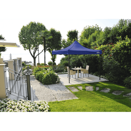 Dellonda Premium 2x2m Pop-Up Gazebo, Heavy Duty, PVC Coated, Water Resistant Fabric, Supplied with Carry Bag, Rope, Stakes & Weight Bags - Blue Canopy Model No- DG127