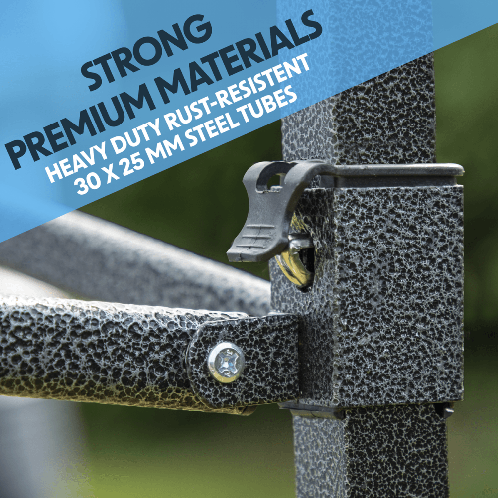 Dellonda Premium 2x2m Pop-Up Gazebo, Heavy Duty, PVC Coated, Water Resistant Fabric, Supplied with Carry Bag, Rope, Stakes & Weight Bags - Dark Green Canopy Model No- DG128