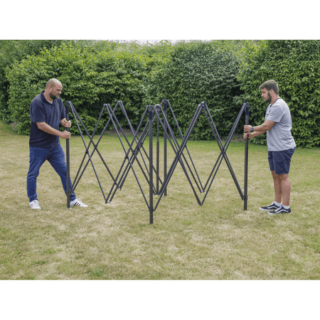 Dellonda Premium 3 x 3m Pop-Up Gazebo, PVC Coated, Water Resistant Fabric, Supplied with Carry Bag, Rope, Stakes & Weight Bags - Beige Canopy Model No- DG130