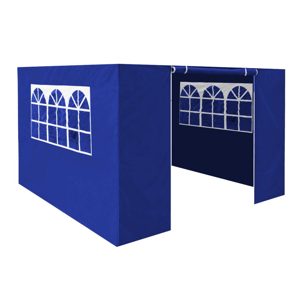 Dellonda Premium Side Walls/Doors/Windows for Gazebo/Marquee, Fits 2 x 2m Models - Blue Model No- DG143