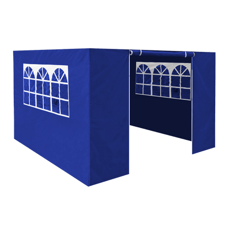 Dellonda Premium Side Walls/Doors/Windows for Gazebo/Marquee, Fits 2 x 2m Models - Blue Model No- DG143