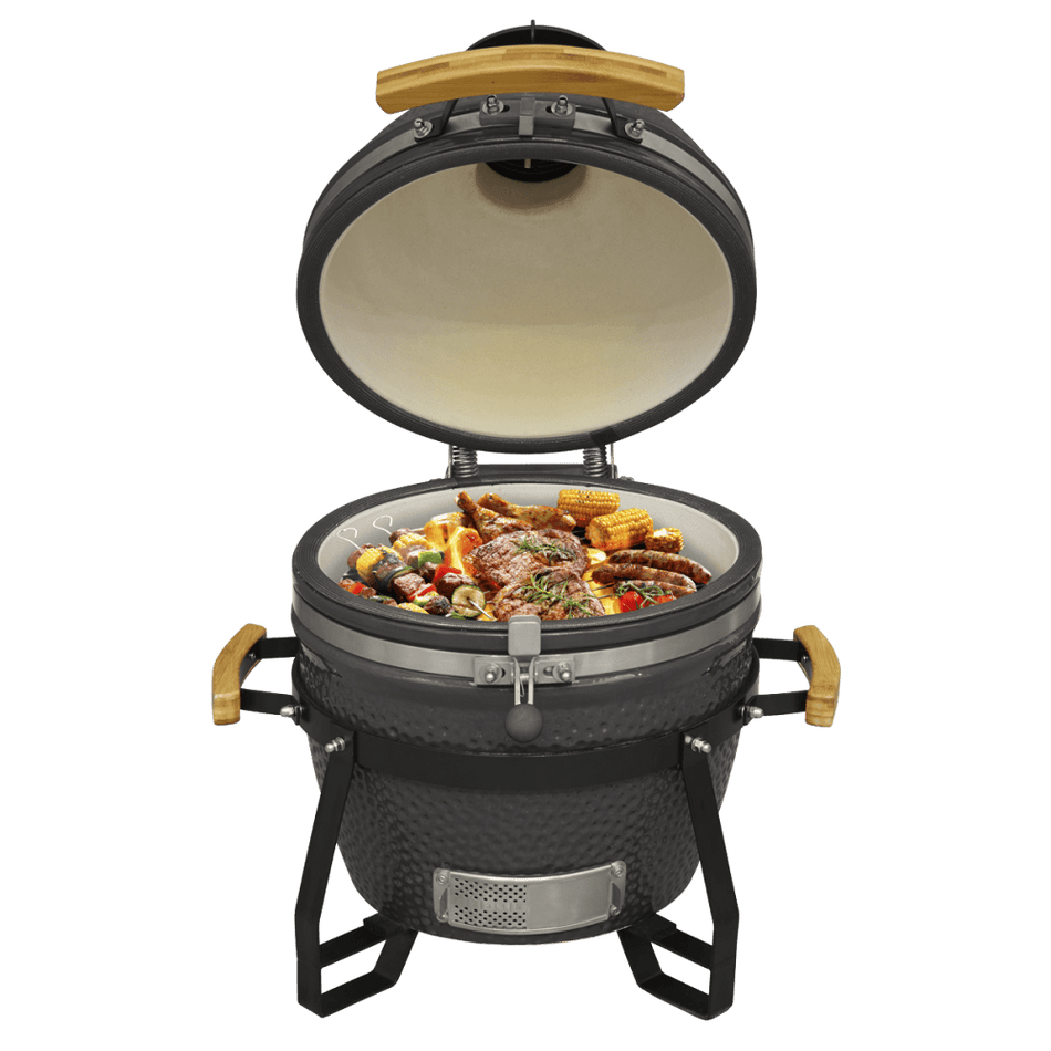Dellonda Deluxe 16"(40cm) Ceramic Kamado Style BBQ Model No- DG158