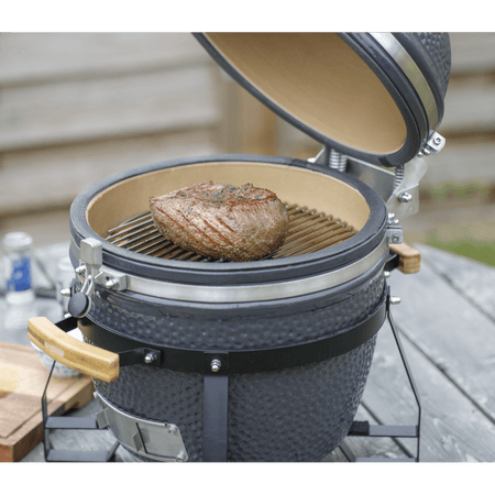 Dellonda Deluxe 16"(40cm) Ceramic Kamado Style BBQ Model No- DG158