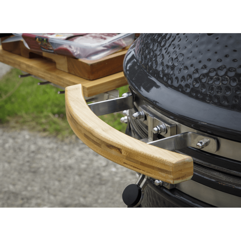 Dellonda Deluxe 22"(56cm) Ceramic Kamado Style BBQ with Wheeled Stand : Model No- DG159