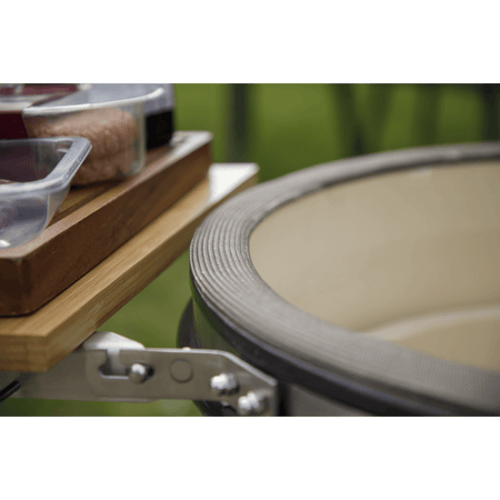 Dellonda Deluxe 22"(56cm) Ceramic Kamado Style BBQ with Wheeled Stand : Model No- DG159
