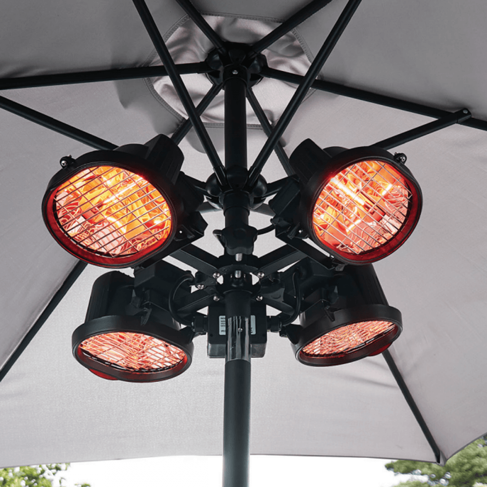 1800W Folding Parasol/Gazebo Infrared Heater Model No- DG178