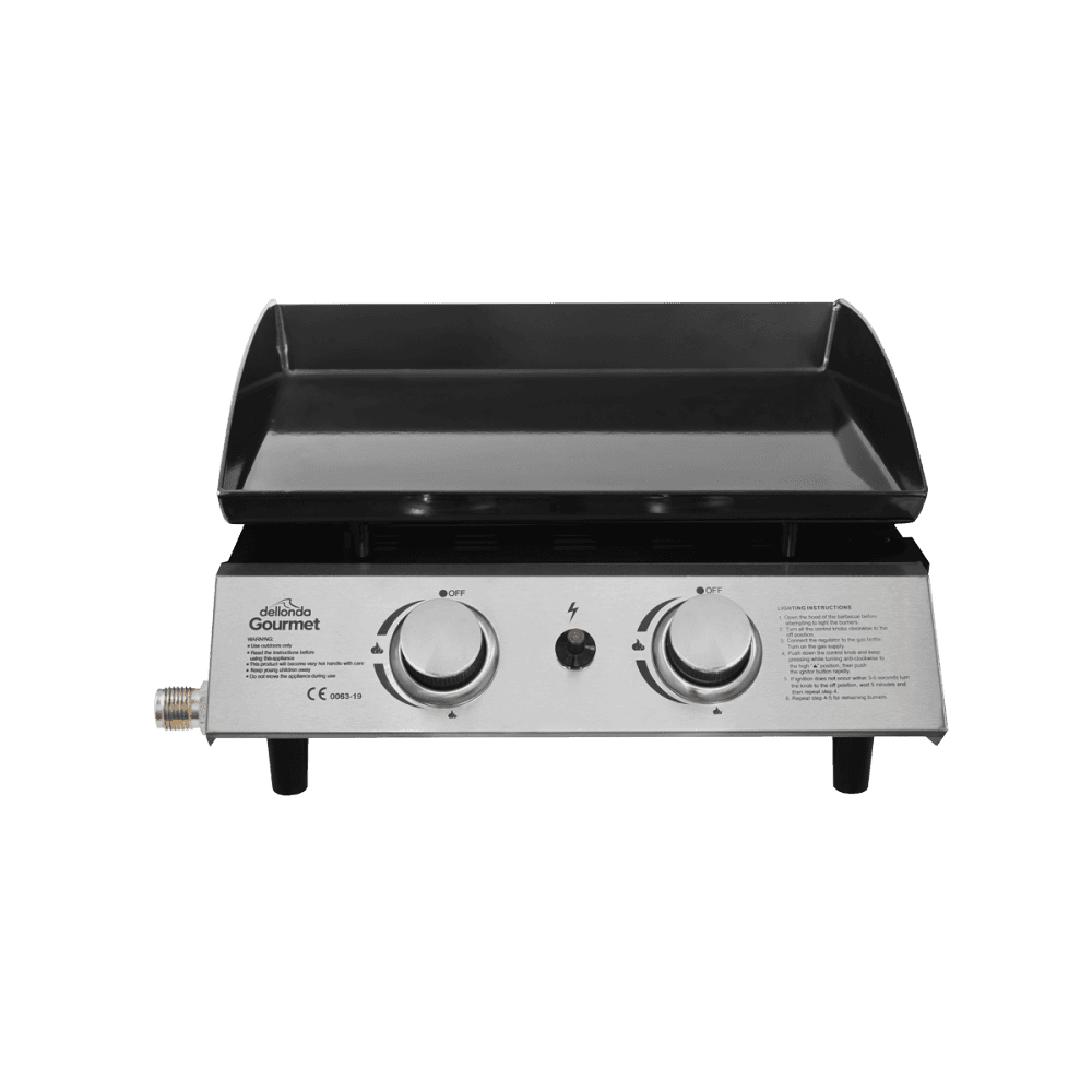 Dellonda 2 Burner Portable Gas Plancha Model No- DG21