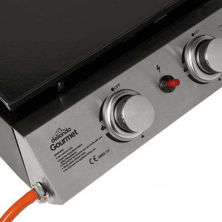 Dellonda 2 Burner Portable Gas Plancha Model No- DG21