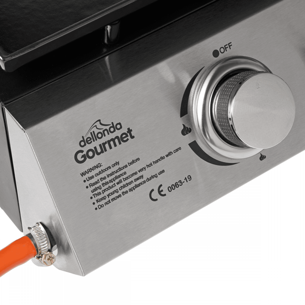 Dellonda 2 Burner Portable Gas Plancha Model No- DG21