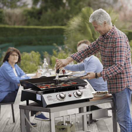 Dellonda 2 Burner Portable Gas Plancha Model No- DG21