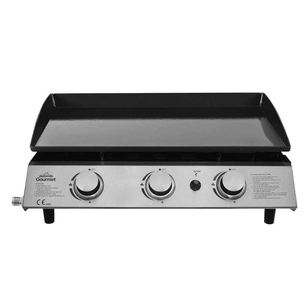 Dellonda 3 Burner Portable Gas Plancha Model No- DG22
