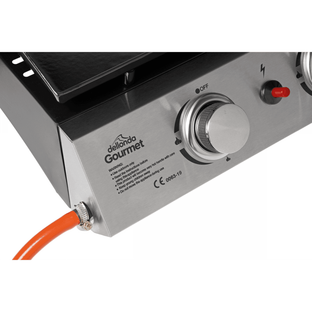 Dellonda 4 Burner Portable Gas Plancha Model No- DG23