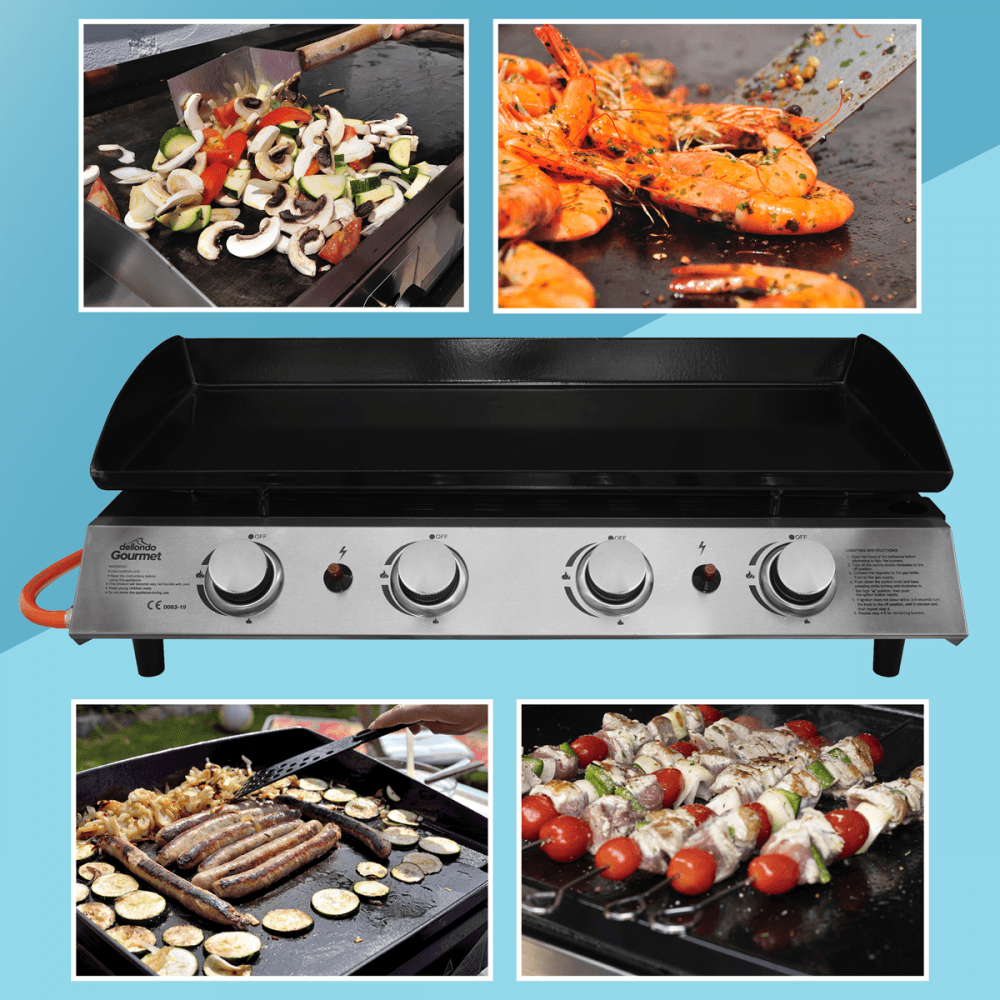Dellonda 4 Burner Portable Gas Plancha Model No- DG23