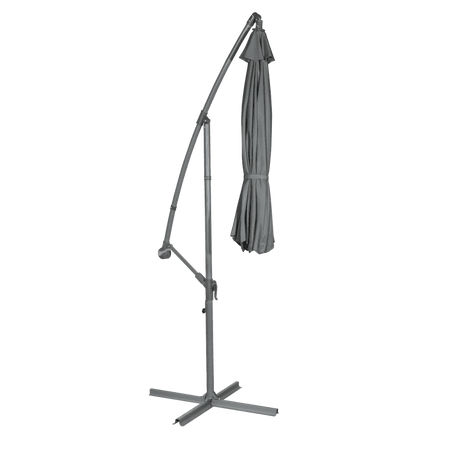 Dellonda Banana Parasol with Cover 3m - Grey Model No- DG264